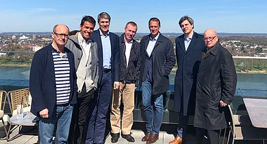 Ein Bild der GPP Partner, mit unteranderem Herrn Greif rechts 