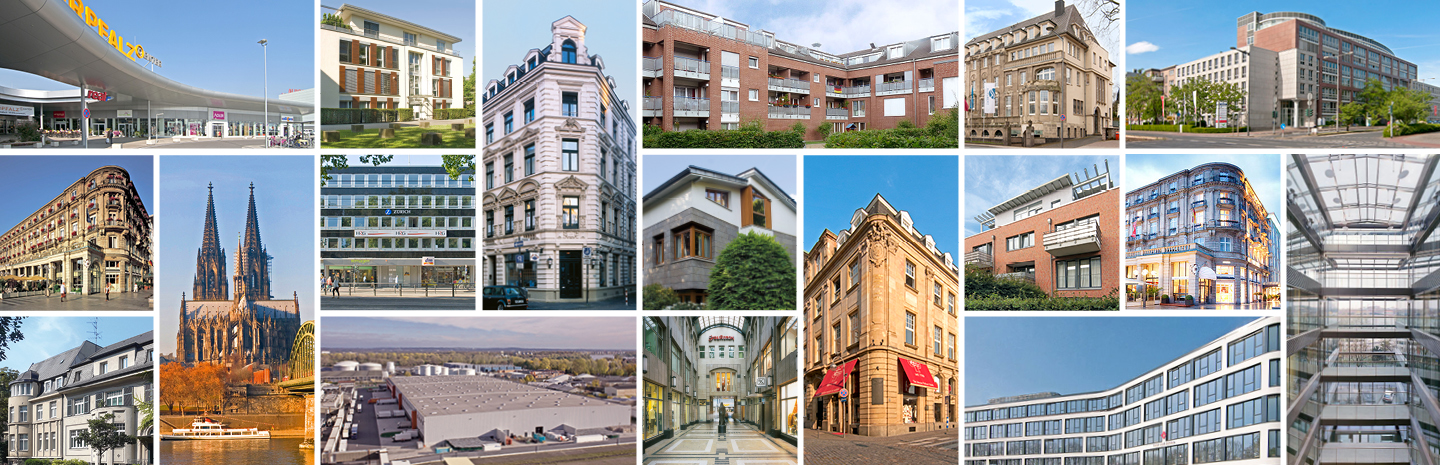 Mosaik von Referenz-Bildern Investment 