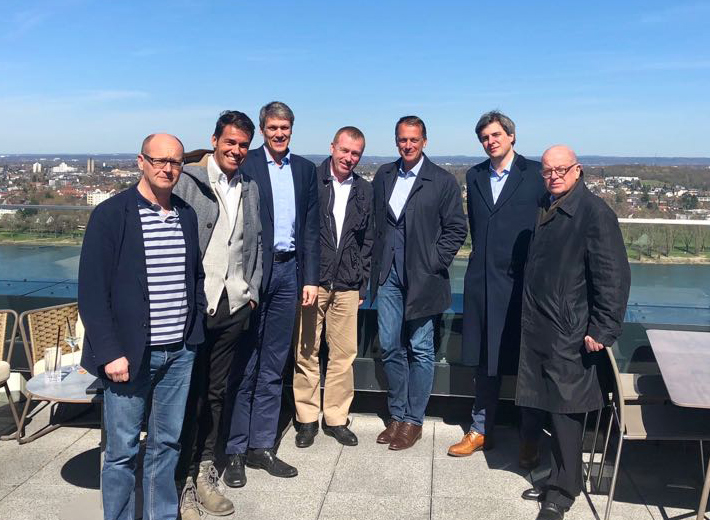 Ein Bild der GPP Partner, mit unteranderem Herrn Greif rechts 